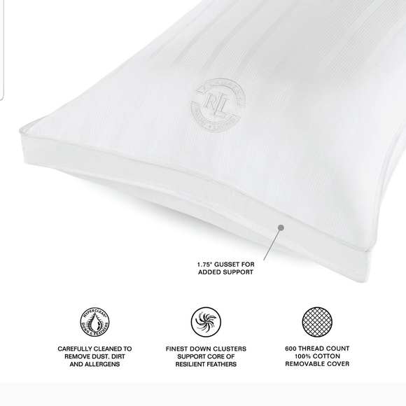 Ralph Lauren KING size downaround pillow - Picture 2 of 8